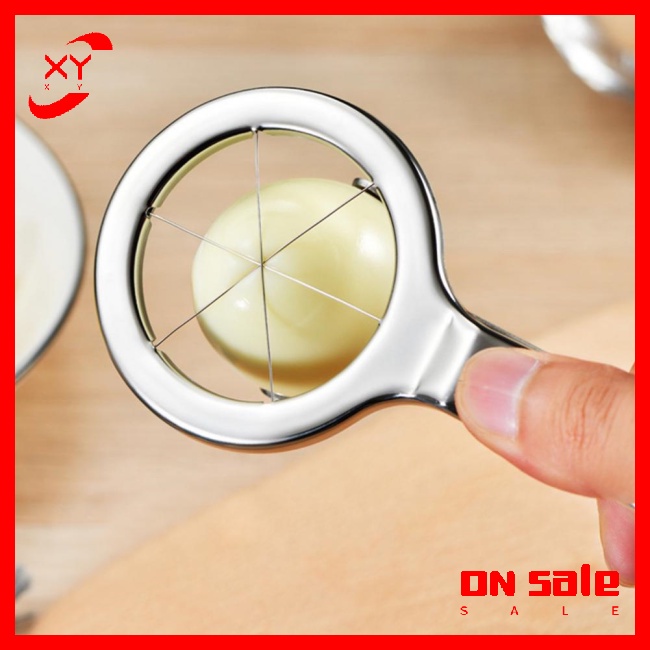 XY Egg Slicer 6 Equal Segments In One Wedge Cutter Kitchen Cutting