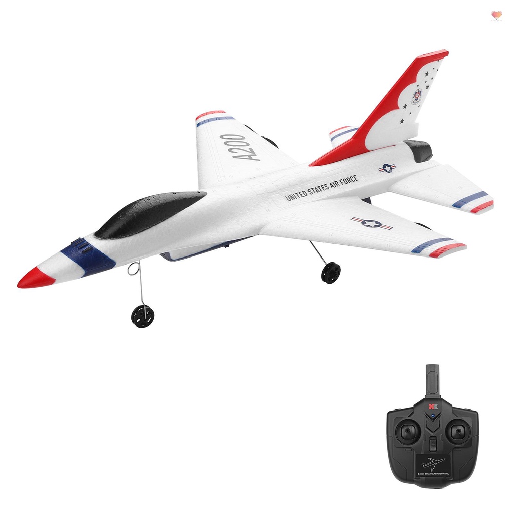Wltoys XK A200 F16B RC Airplane 2.4GHz 2CH RC Plane Flight Toys for
