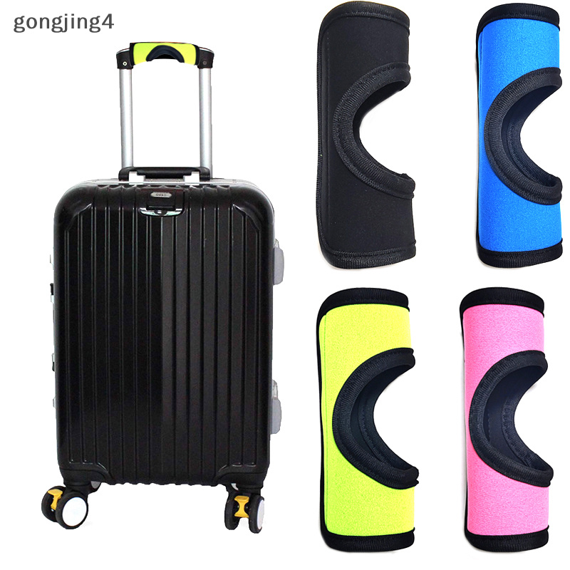 gongjing4 Comfortable Neoprene Luggage Handle Wrap Grip New Luggage Suitcase Bag Handle Identifier Stroller Grip Protective Cover Bag Part A Shopee Singapore