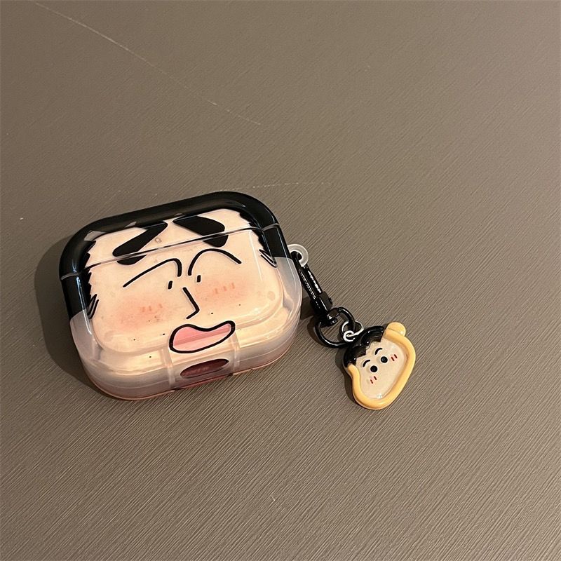 Ear Earphone Case Cute Japanese Crayon ShinChan Apple Wireless