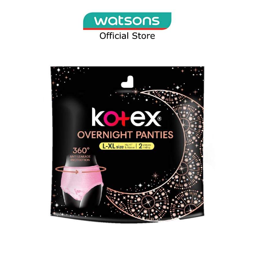 Kotex Overnite Panties 360° Sanitary Pad L-XL