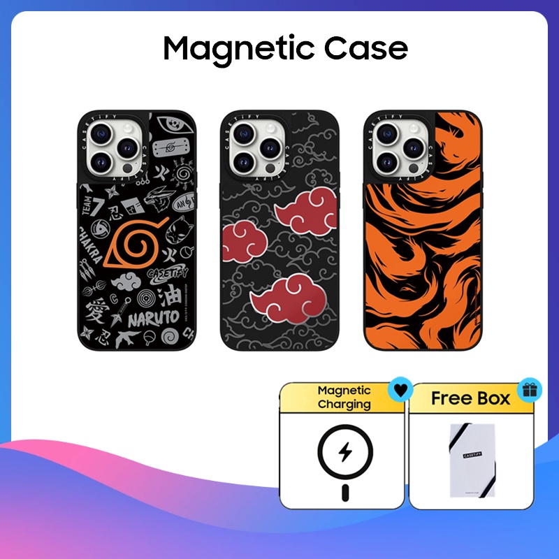 Casetify NARUTO Akatsuki Cloud Mirror Hard Plastics Pc impact Case