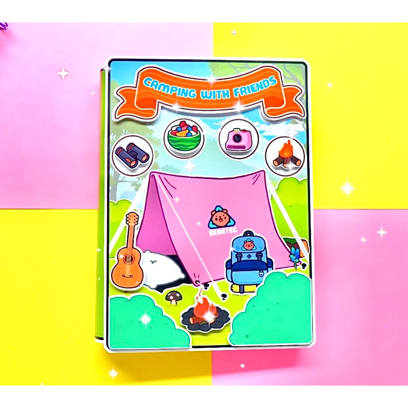 Toca Life World Quiet Book Camping Book And Tocaboca Doll Shopee Singapore 7362