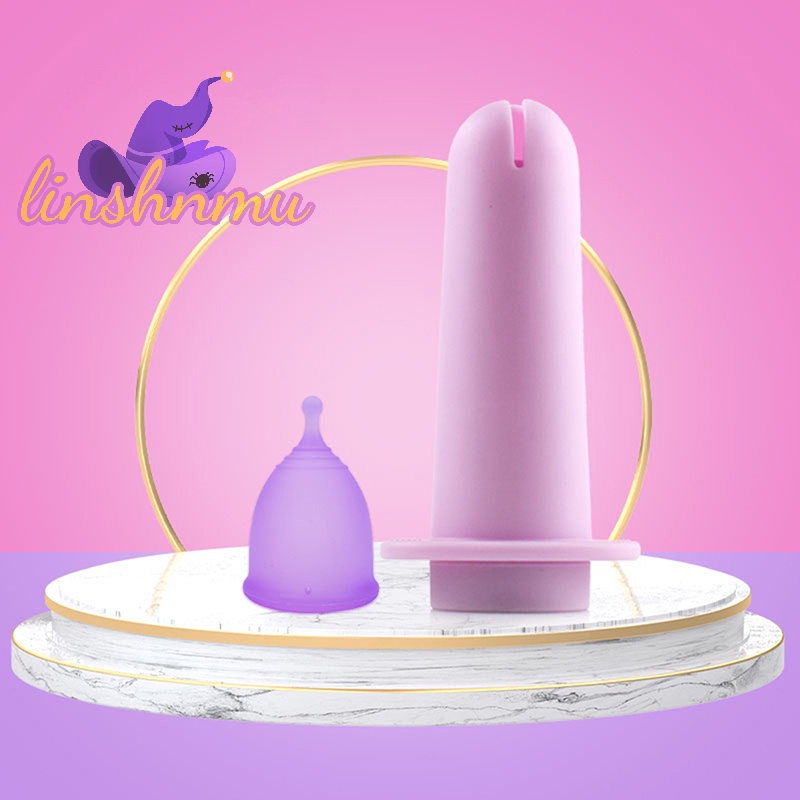 LinshnmuS] 1Pc Reusable Feminine Menstrual Cup Booster Silicone