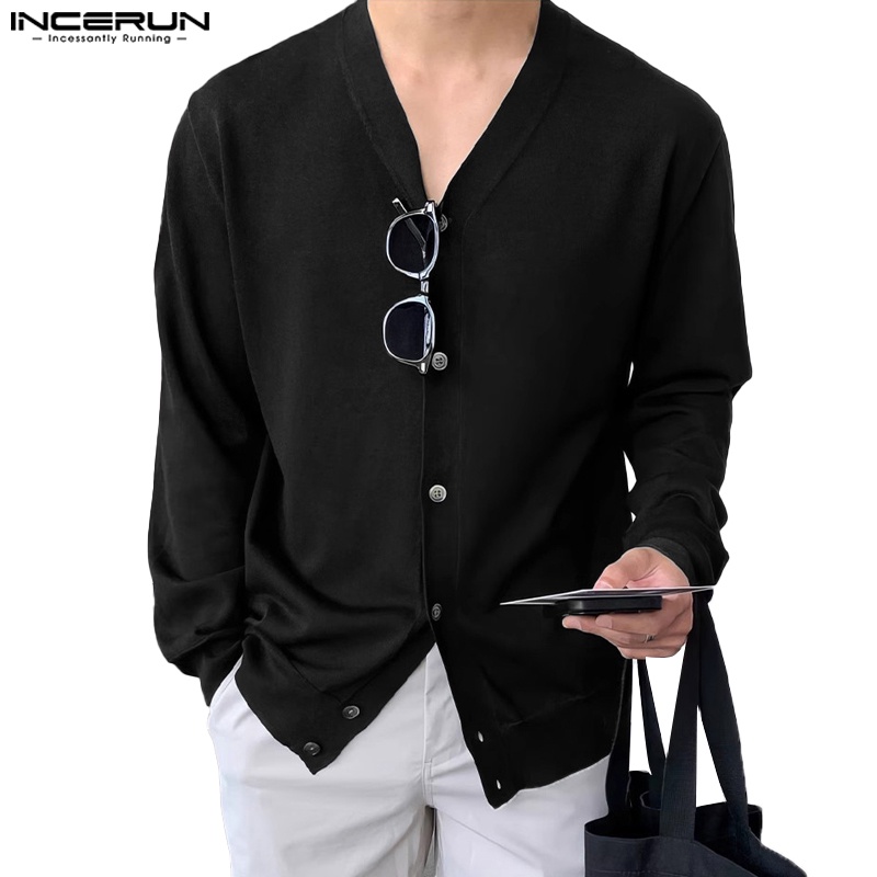 Mens sales black cardigan