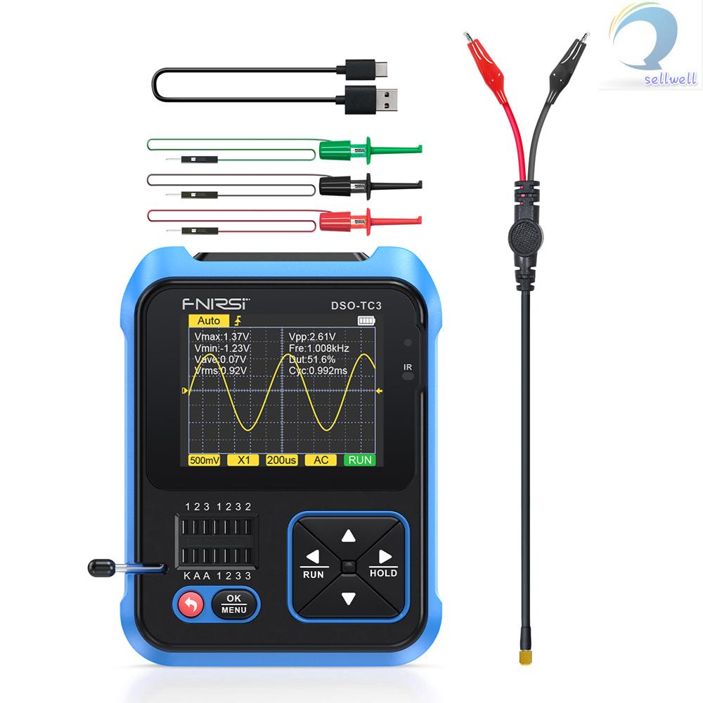 3in1 Digital Oscilloscope Transistor Tester Function Signal Generator ...