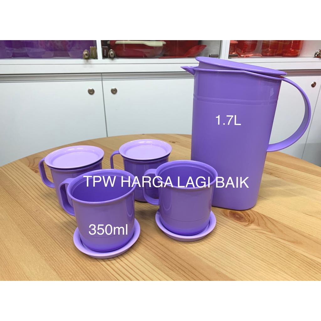 Tupperware Blue Green Pitcher + Preludio Mug , Familia Preludio Pitcher ...