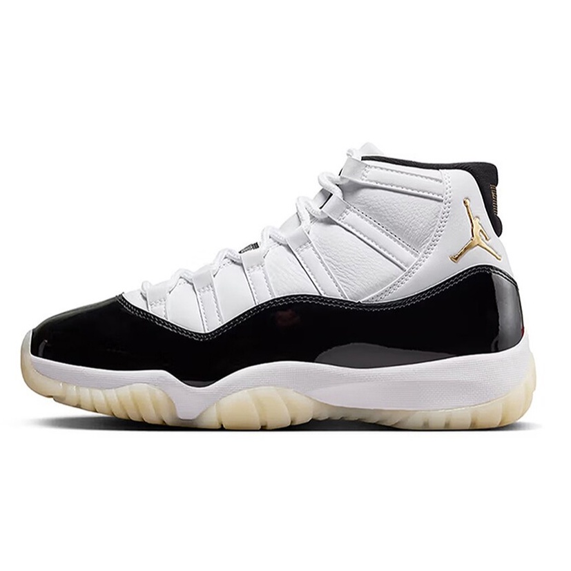 jordan 11 white and gold high