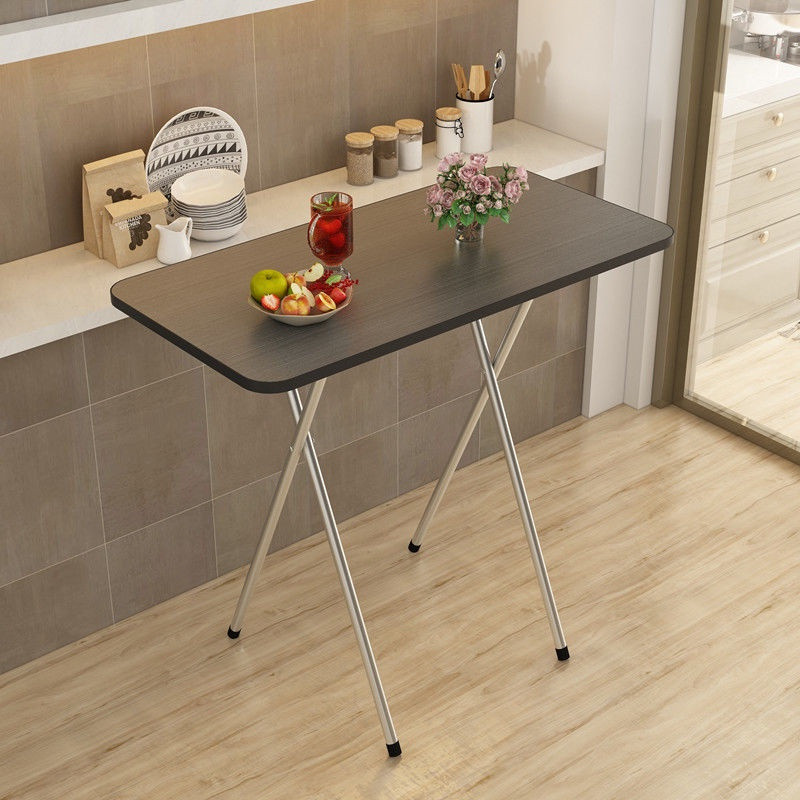 Folding table household table simple small square table dormitory table ...