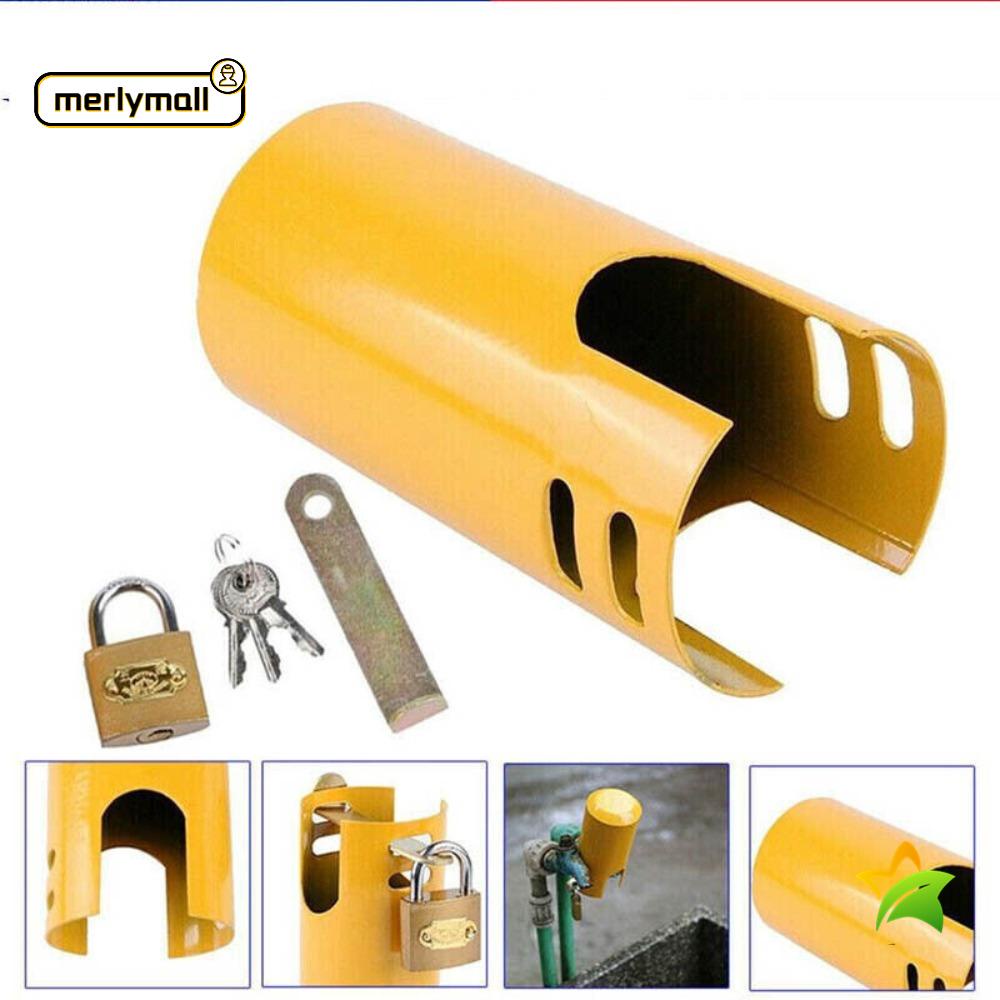 MERLYMALL Tap Protection Cover, With Key Antitheft Outdoor Water