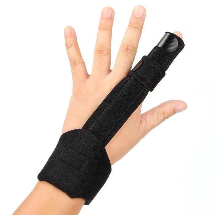 YQ61 Finger Guard Tendon Rupture Splint Joint Dislocation Sprain ...