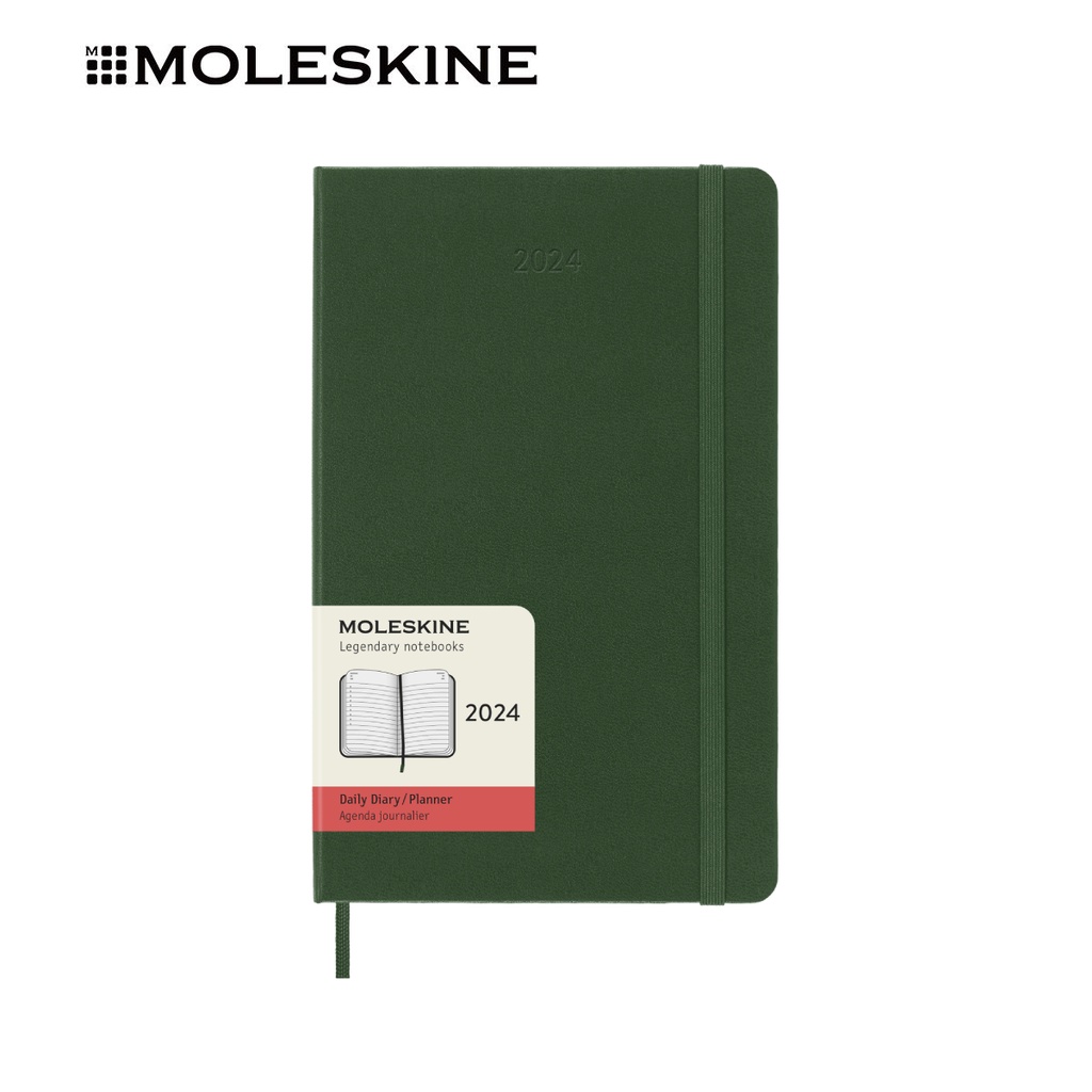 Moleskine 2024 12M Daily Classic Planner Hard Cover Shopee Singapore