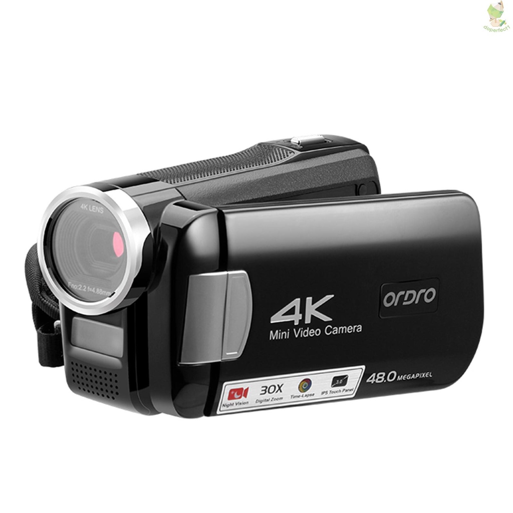 ORDRO AC2 4K Digital Video Camera Camcorder DV Recorder 48MP 30X