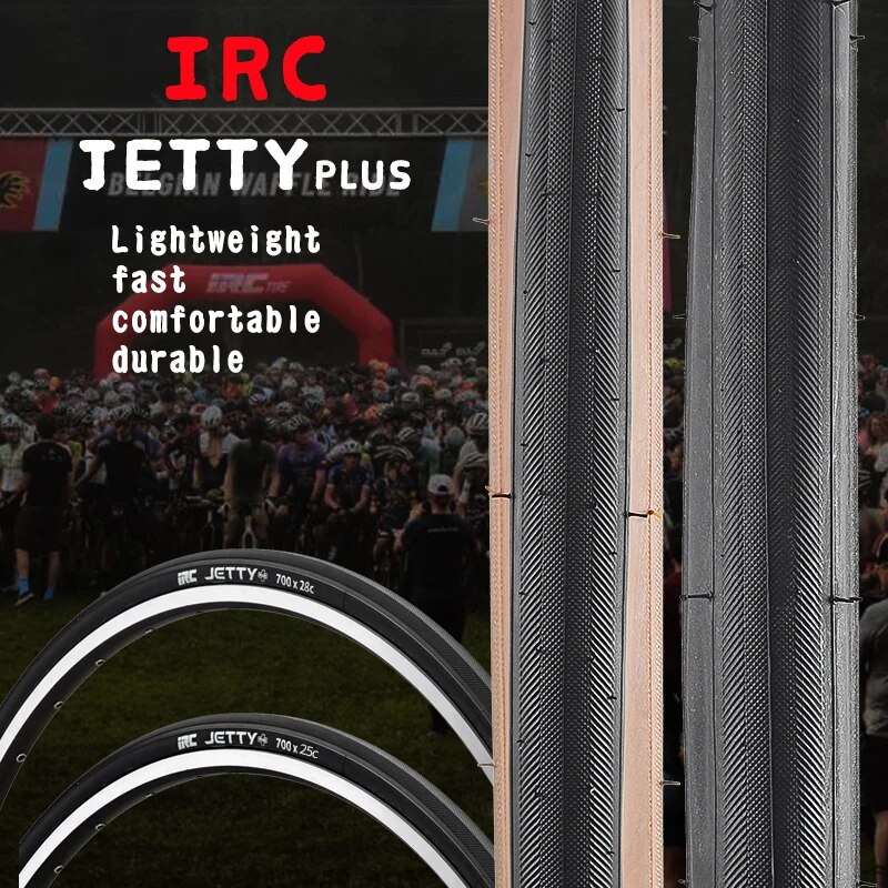 IRC JETTY PLUS Road Bicycle Tire 700C Folding KEVLAR 700x23C 700X25C