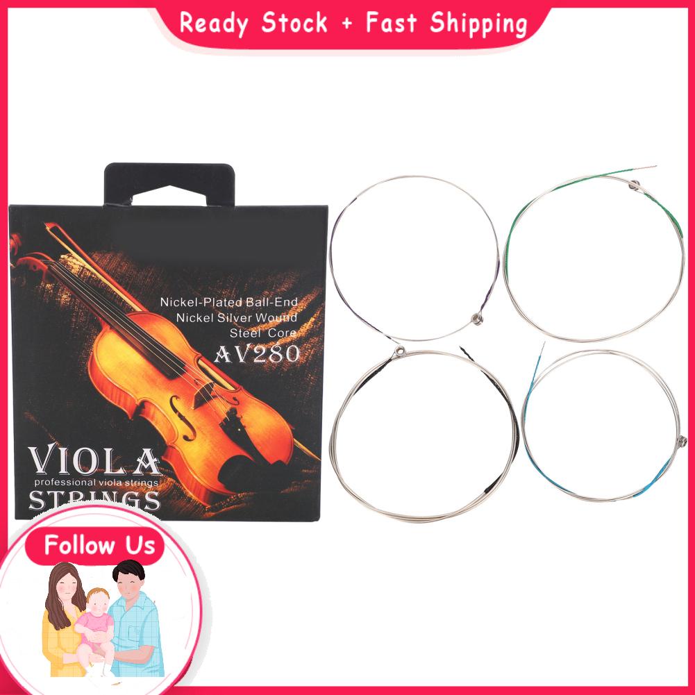 Henye 4 Pcs/Set Universal Full Set Professional Viola Strings E A D G