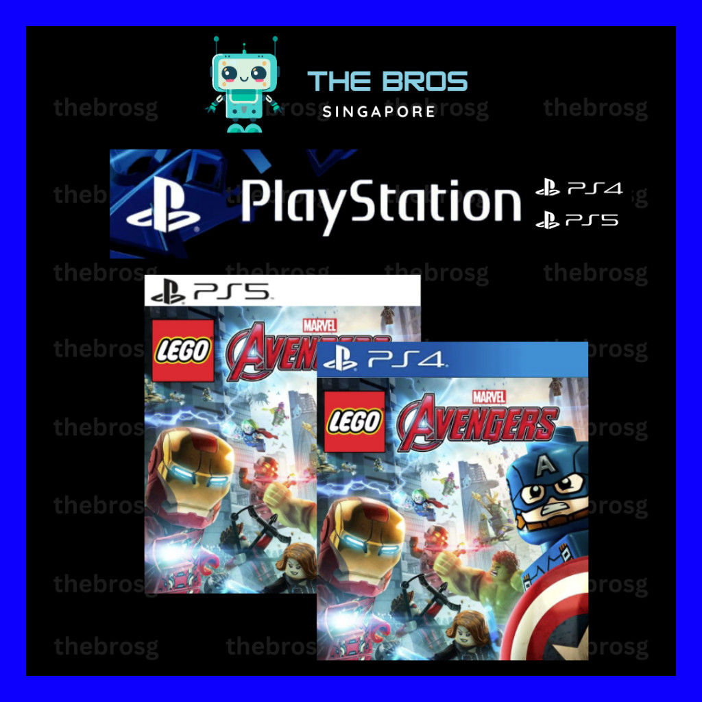 Lego Marvel Avengers Playstation ⭐ PS4 PS5 PlayStation Digital Game Lego  Marvel Avengers Game