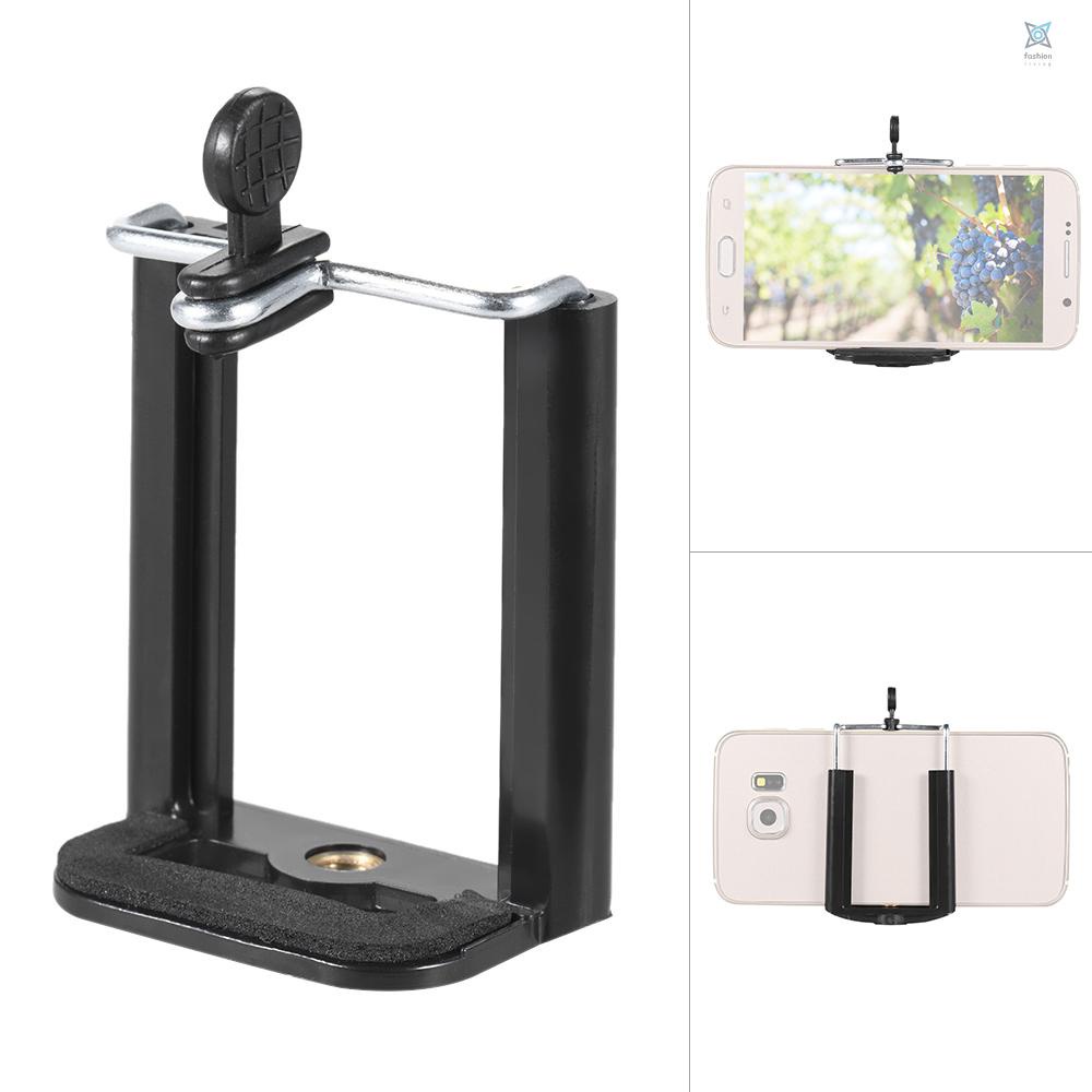 FLS Andoer Adjustable Extendable Phone Holder Clip with 1 4 Screw Hole for Selfie Self Timer Monopod Tripod f14847