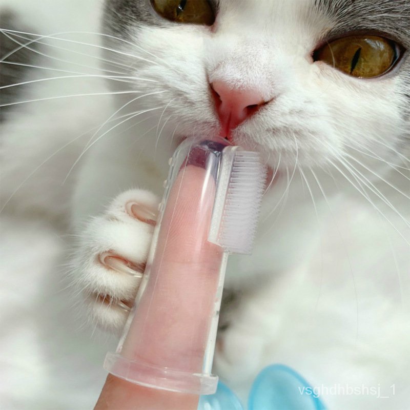 Finger Fit Design Toothbrush 5g Dogs and Cats Toothbrush Latex Finger