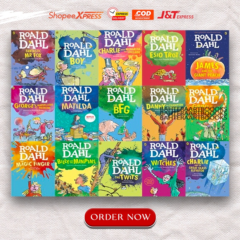 The Roald Dahl Collection - 16 volume boxed set (English Version ...