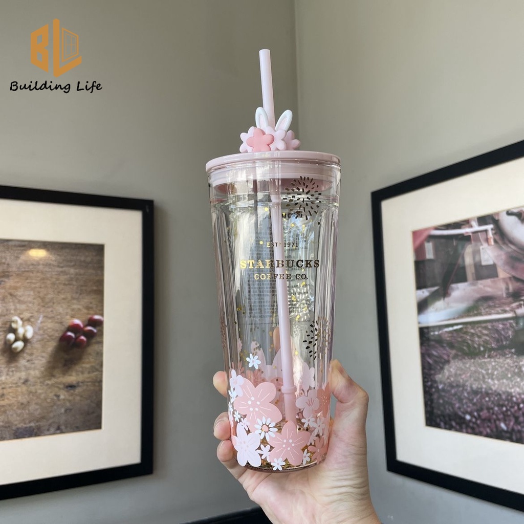 Shops Starbucks Korea Sakura Double Glass Tumbler