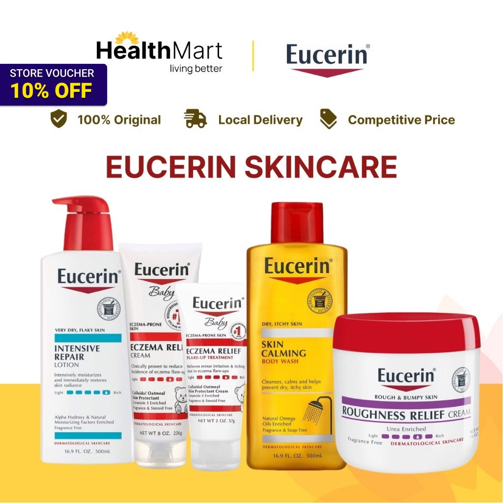 [SG] Eucerin Baby Eczema Relief, FlareUp, Advanced Repair, Roughness