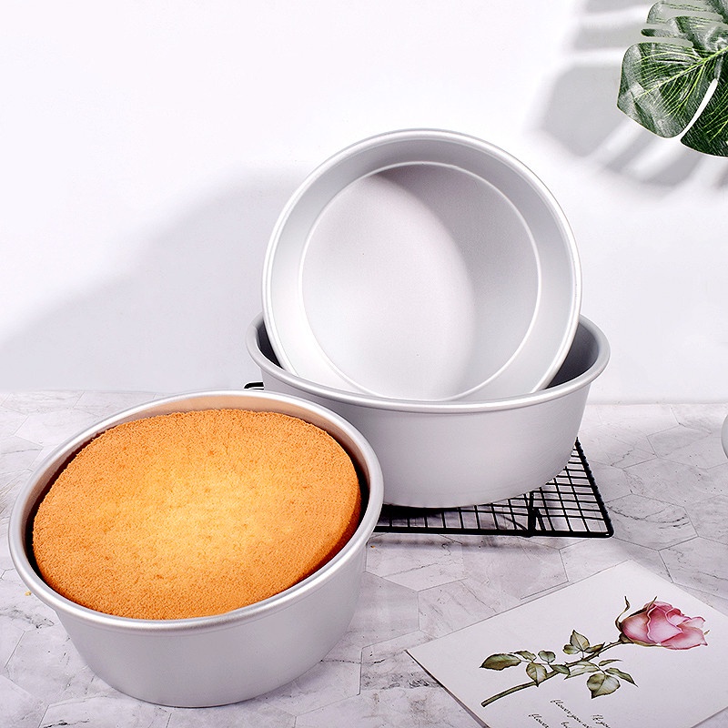[4/5/6/7/8/9' Inch] FIX Base Cake Pan Aluminum Cake Mold Tin Pan Mold ...