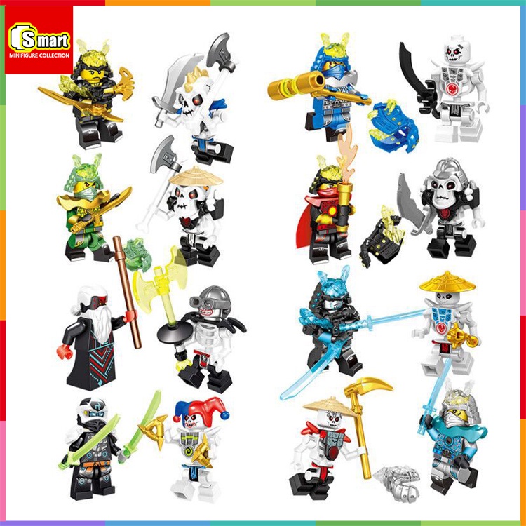 NINJAGO Series Minifigure Toys Skeleton Monster Ninja Basilisk Tribe ...