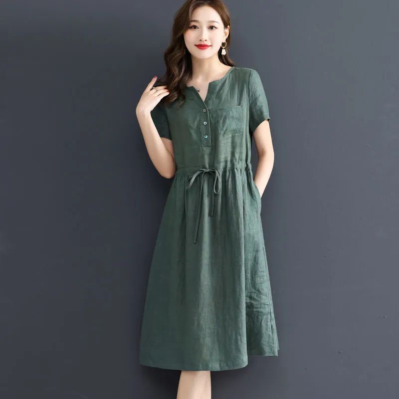 Casual cotton store dress