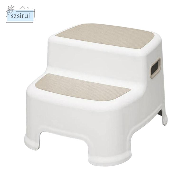 szsirui 2 Step Stool for Kids Double up Toddlers Step Stool Anti Slip Stable Step Stool Portable Footstool for living Rooms Shopee Singapore