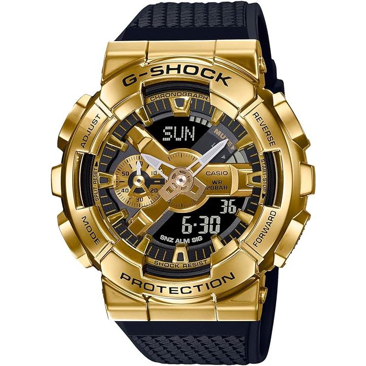 Casio g shock deals black and gold