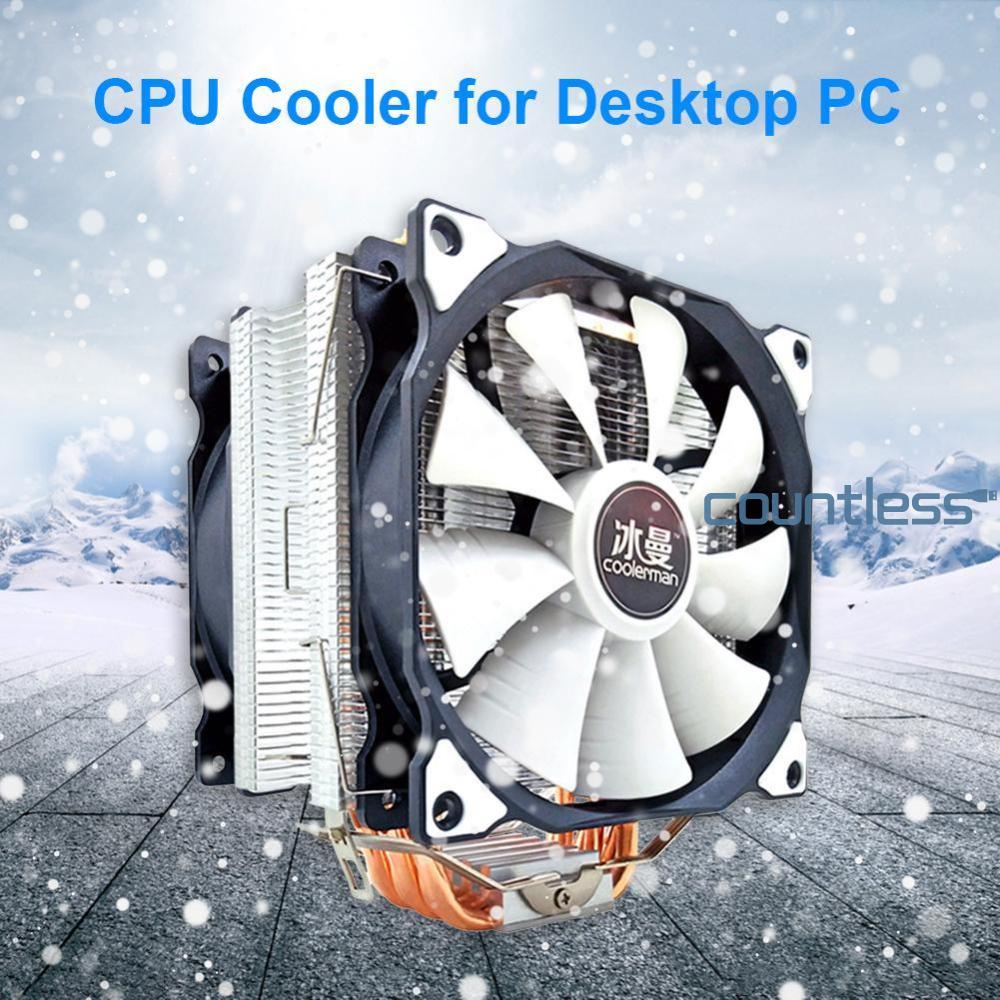 SNOWMAN MT6 12cm CPU Cooling Fan 6 Heat Pipes Desktop Cooler 4 Pin PWM