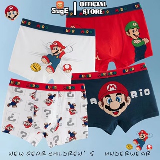 Super Mario 3 PC Boxer Briefs Underwear Boy Size 6