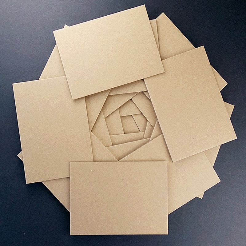 Kraft Board 5 Kinds of Thickness A2 A3 A4 a 166.67cm-Inch Thick Kraft ...