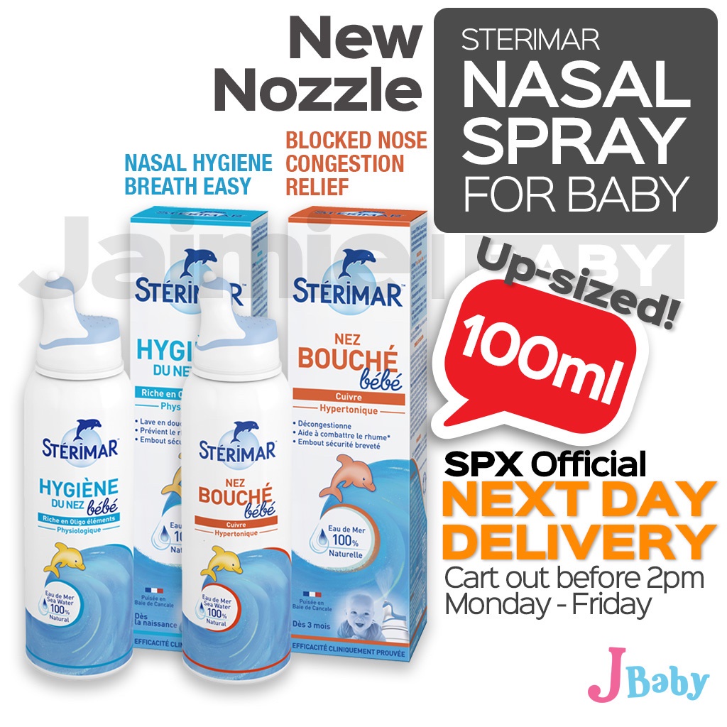 Sterimar 100ml nasal wash, nasal care spray, nasal spray, 0-3