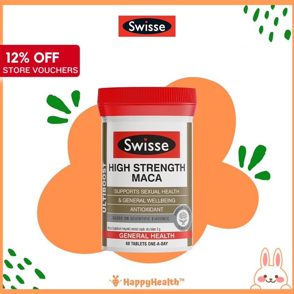 [authorised Store] - Swisse High Strength Maca 60 Tabs - Support Sexual 