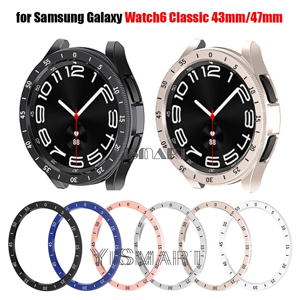 PC Bezel Rings for Samsung Galaxy Watch 6 Classic 43mm 47mm Bumper ...