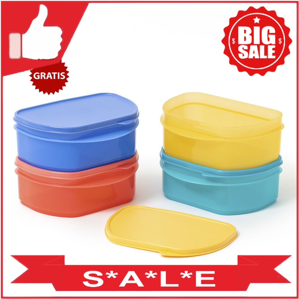 Tupperware Cool Stackable 4pcs colorful | Shopee Singapore