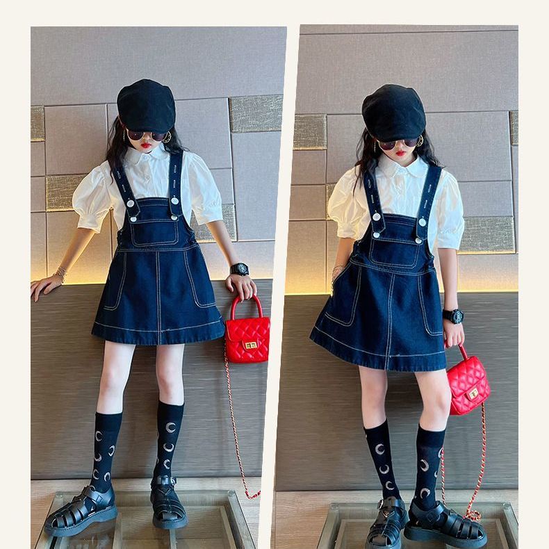 KIDS SHIRRING WAIST SKIRT 12-14 REIGN SUPREME main image 1