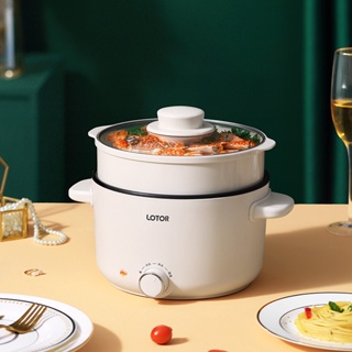 Mini Rice Cooker Small Portable Multi-function Electric Cooker Cooking  Integrated Mini Electric Pot Ceramic Glaze Liner Hot Pot