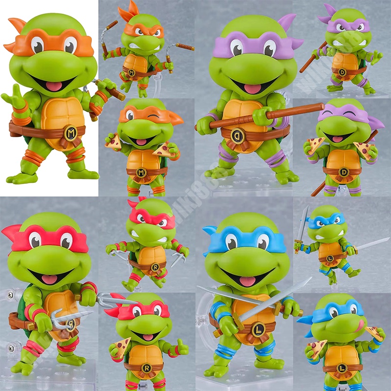 Tmnt Nendoroid Teenage Mutant Ninja Turtles Leonardo Da Vinci Michelangelo Raphael Donatello 1812