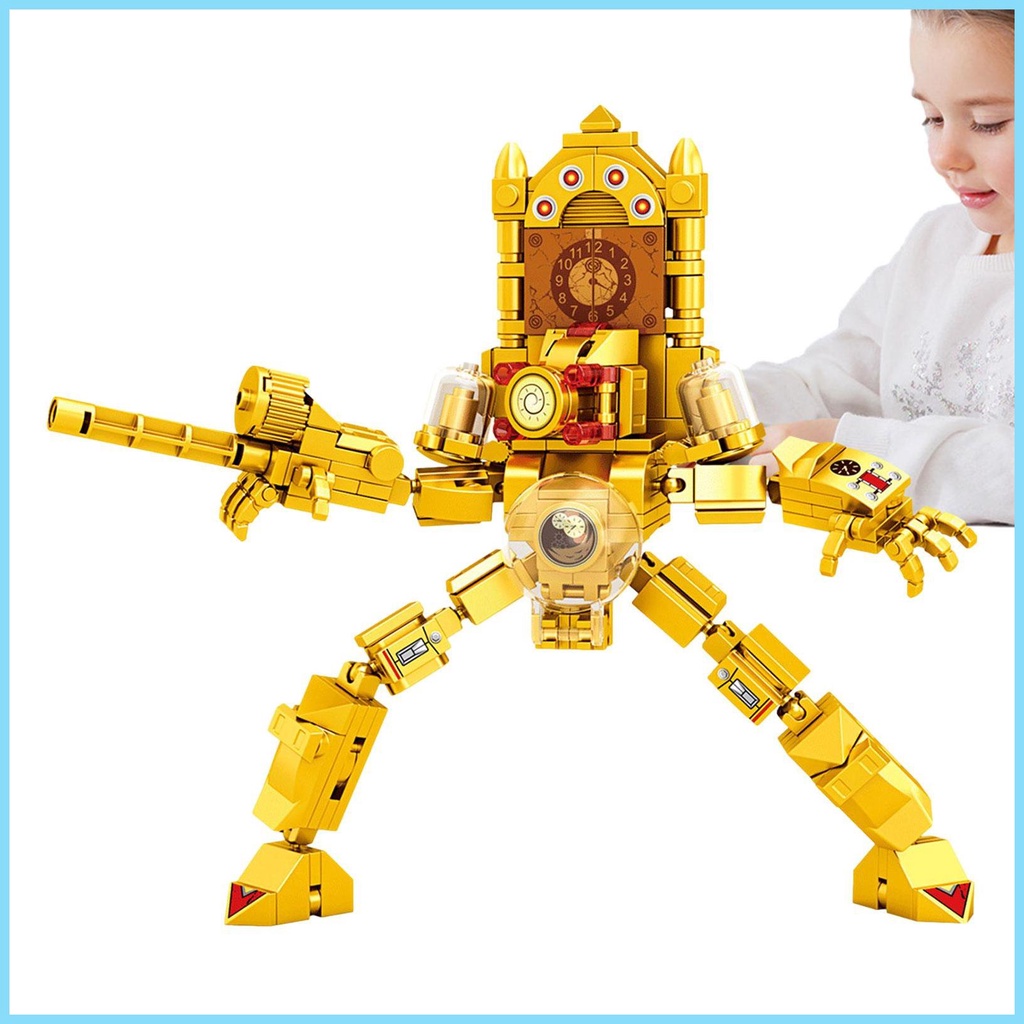 Figure Assembly Model Toys Realistic Game Assembly Bricks Kids