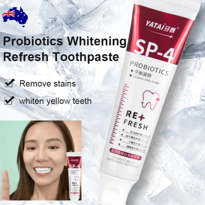 🎈SG STOCK🎈【Deep clean tooth stains】Probiotics Whitening Refresh ...