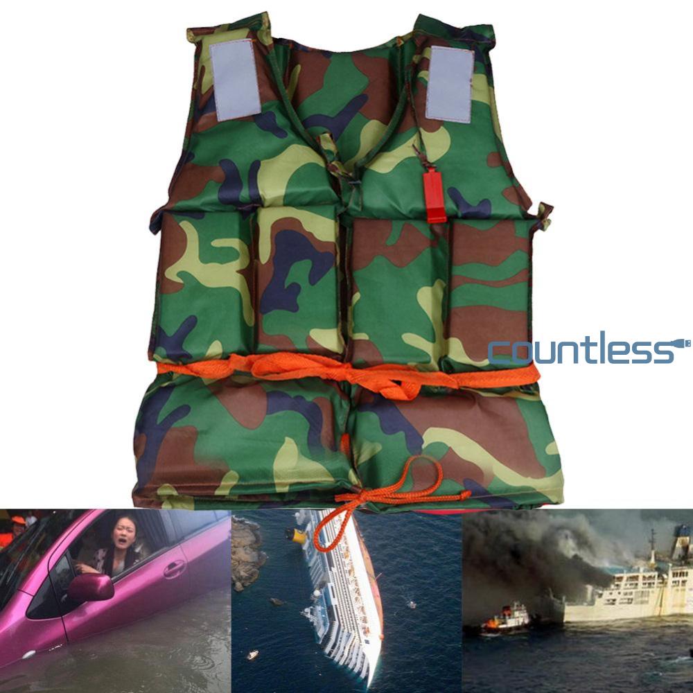 Outdoor Swimming Boating Water Sports Safety Vest Buoyancy Life Jacket ...