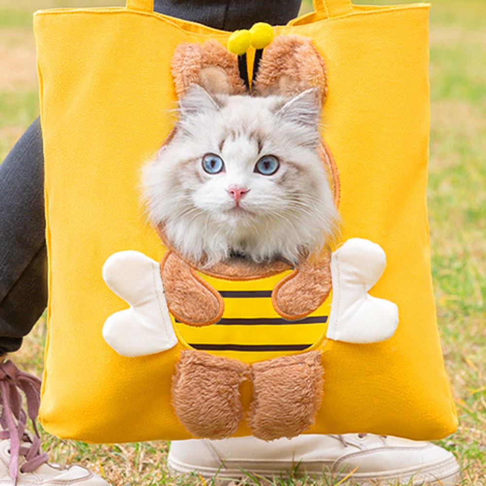 Pet Shoulder Bag For Cat Dog Wearresistant Small Hole Pet Bag For