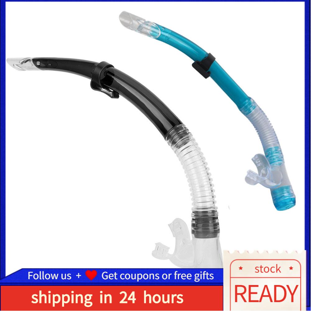 Newlanrode Silicone Snorkel Dry Breathing Tube Underwater Water Sports