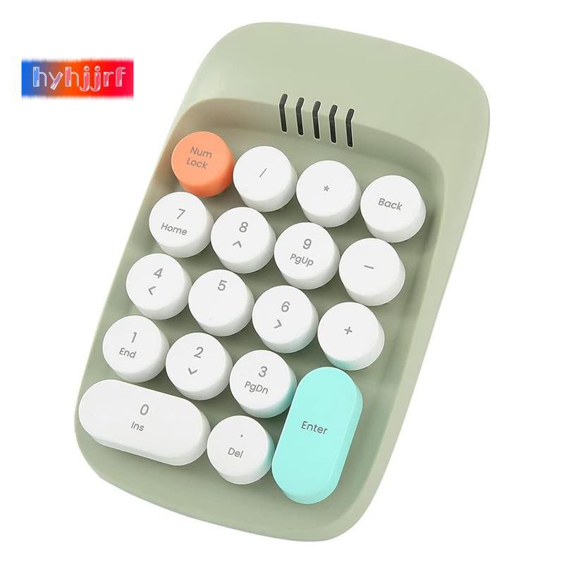 Wireless Number Pad, Typewriter Retro Keypad, Numeric Keypads Numpad 18