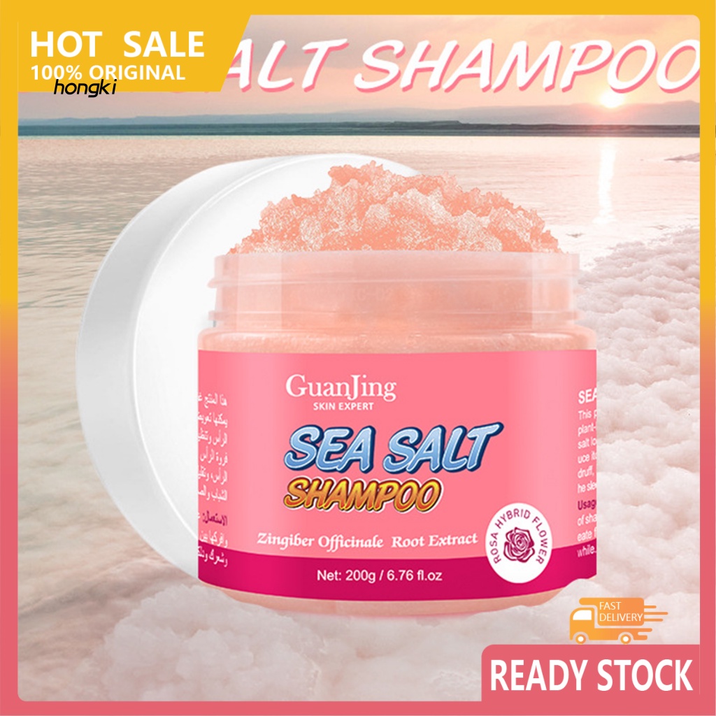 HH 200g Hair Shampoo Salt Smoothness Effective Strengthen Hair Root Non