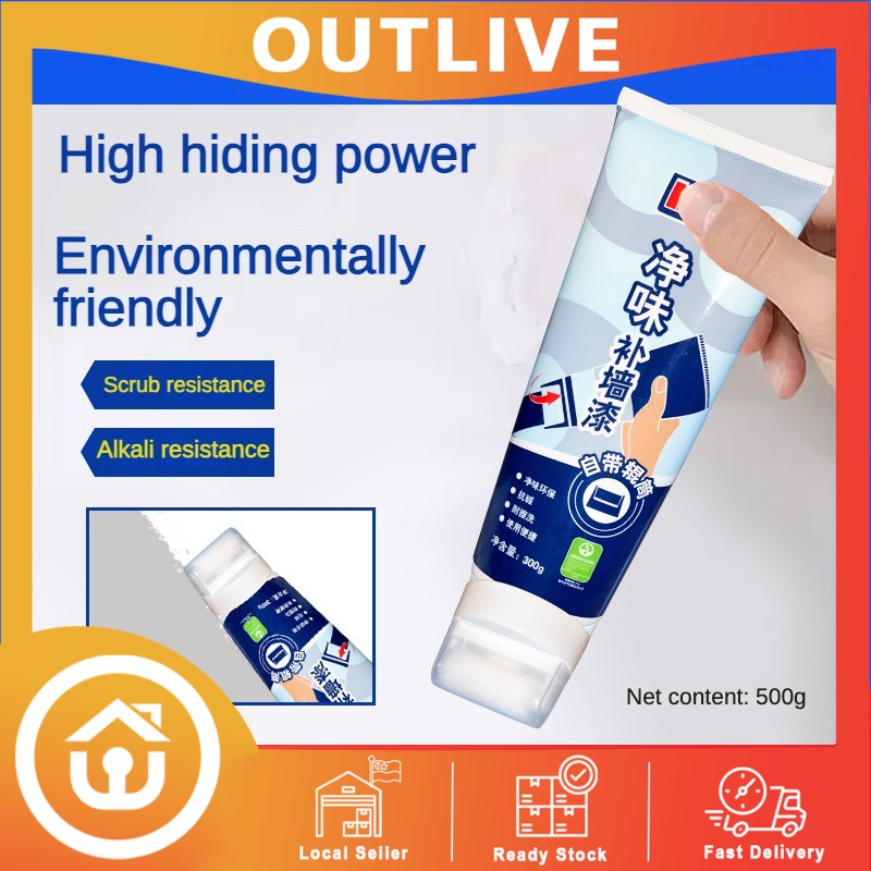 Local Stock Nippon Paint DIY Wall Touch Up Paint with Roller Brush