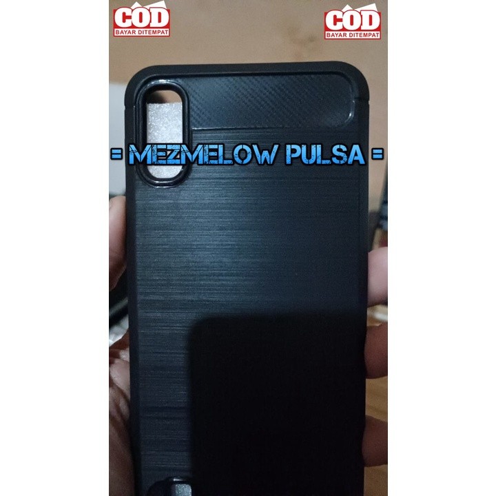 TPU Fiber Carbon Casing Caseng Softcase Soft Case SAMSUNG M10 / SAMSUNG A10 - Gambar 2
