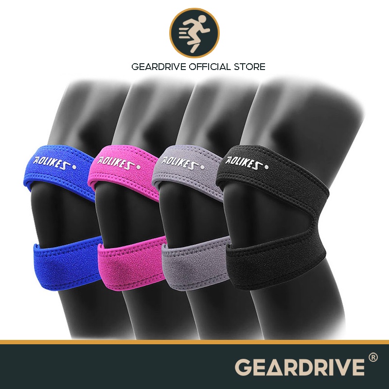 GEARDRIVE 1Piece Knee Support Patella Belt Elastic Bandage Sport Strap ...